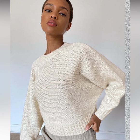 Babaton Sweaters - Babaton Alpaca Wool Day Off Sweater